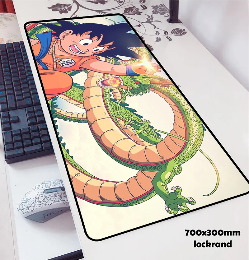 Цена Коврик для мыши Dragon Ball 700x300x3 мм коврик для мыши notbook компьютерная padmouse дешевый игровой коврик для мыши геймер к клавиатуре коврики для мыши