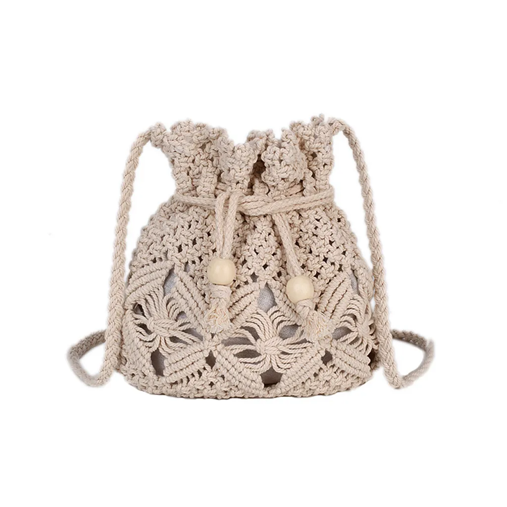 

Woman Bags Solid Color Weave Shoulder Ladies Trendy Beach Leisure Crossbody torebka damska sac a main femme de marque soldes