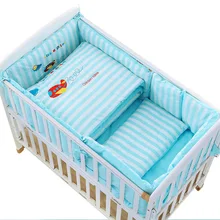 Комплект постельного белья для малышей набор постельных принадлежностей для малышей jogo de cama комплект bebe органайзер для детской кроватки Набор для детской кроватки bett organizador cuna bebe 5 шт./компл
