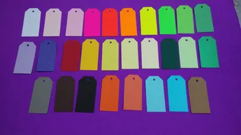 

3.5x7cm Colored Gift Tags for gift wrap