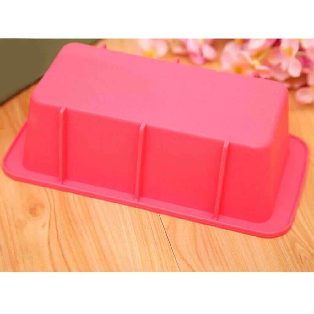 New Home Ktichen Tools Accessories Baking Pan Mold Rectangular Toast Bread Silicone Mould Small Bread Cake Mould Wholesale