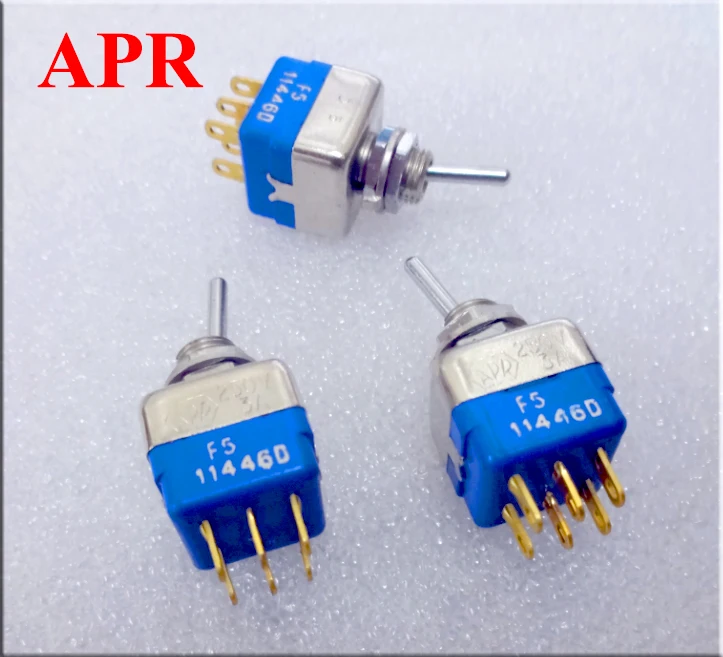 

New French APR gold foot button switch 3A 250V silk opening 6MM