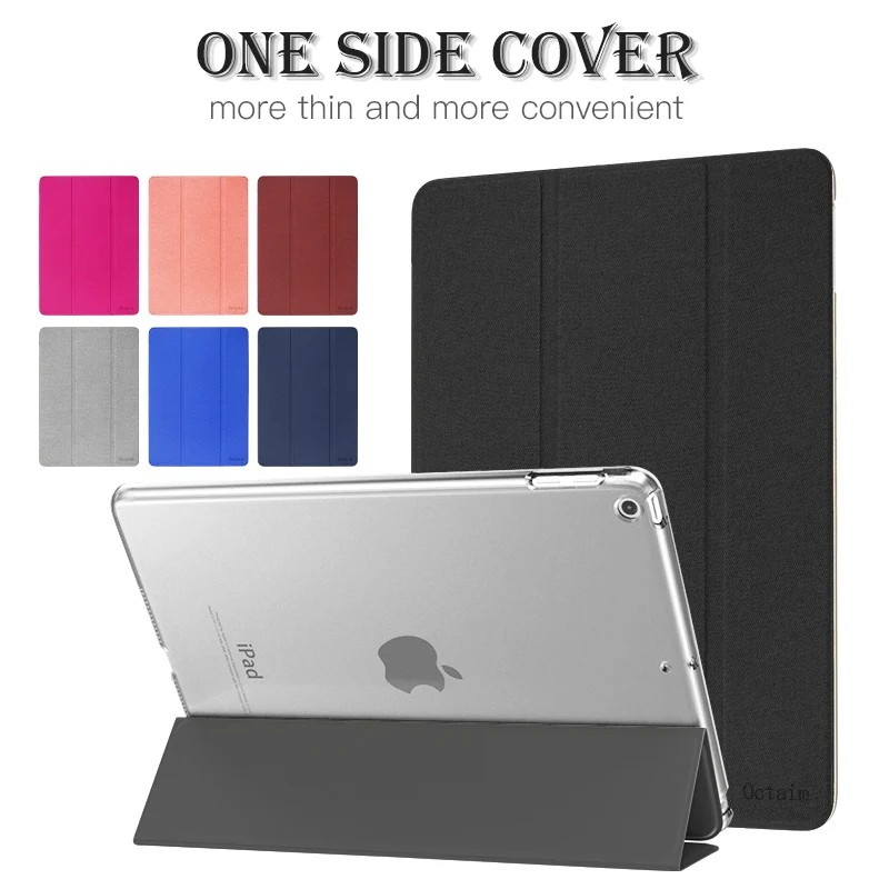 

Octaim 2018 Case For iPad 6 2018 9.7 Smart Wake-up Sleep Stand Folding PU Leather Flip Cover Ultra Slim Shockproof Ipad Case
