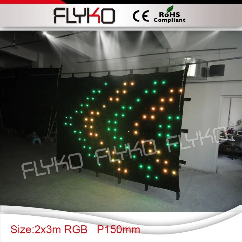 P15 2*3 м Китай Сексуальное Видео brightnees led видео занавес от FLYKO | Лампы и освещение