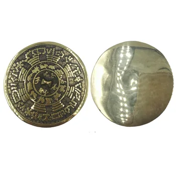 

ANGRLY Copper Process Chinese Monster-revealing Mirror Taiji Bagua Mirror 100% Pure Copper Mascot Ancient Coins Craft Gifts