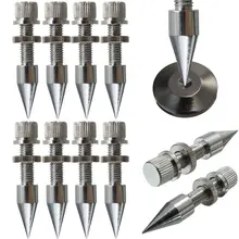 M8* 60 спикер шип изоляционные шипы подставка для ног HiFi спикер противоударные конусные базовые колодки хромированные Cooper спикер шип колодки