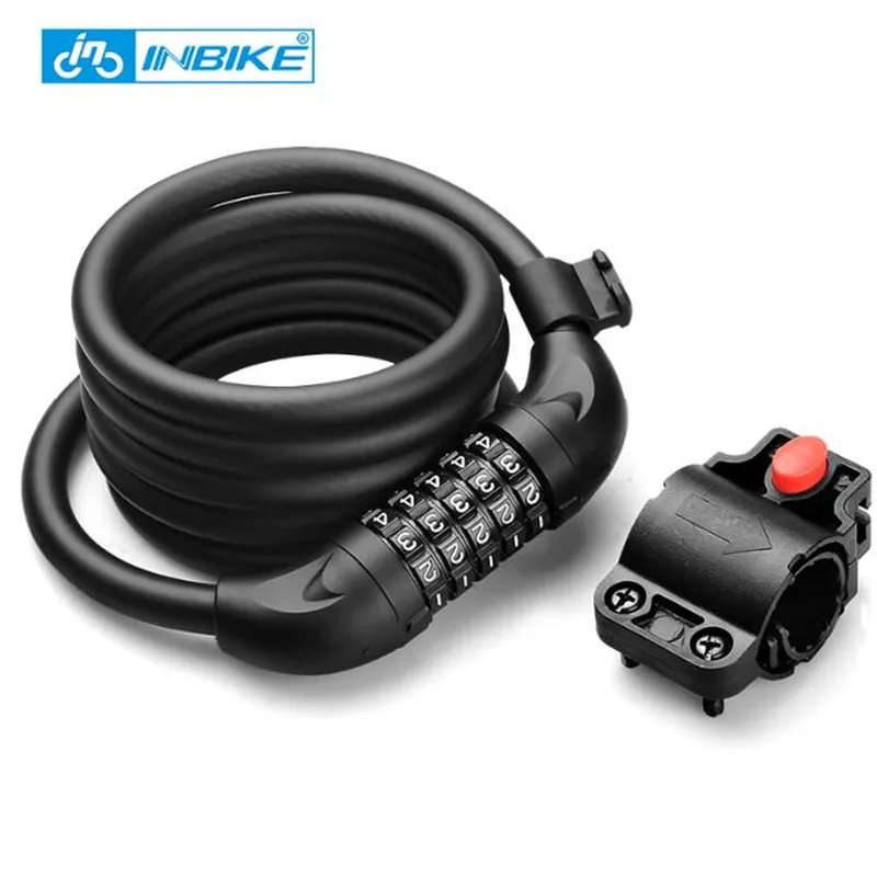 

Bicycle Lock Bike Combination Security Lock Electric Bike Cable Lock Kid's Bicycle Anti-theft Coded Lock Bicycle Accessories 667