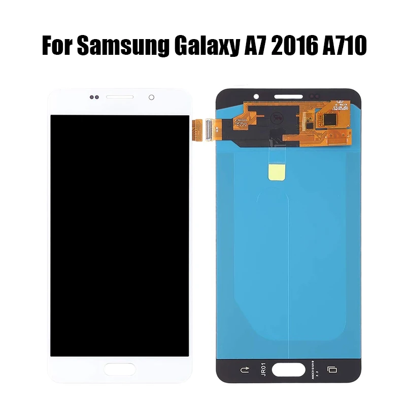 

Super AMOLED LCD For Samsung Galaxy A7 2016 A710 LCD Display Touch Screen Digitizer Assembly For a7 2016 A7100 A710F A710M