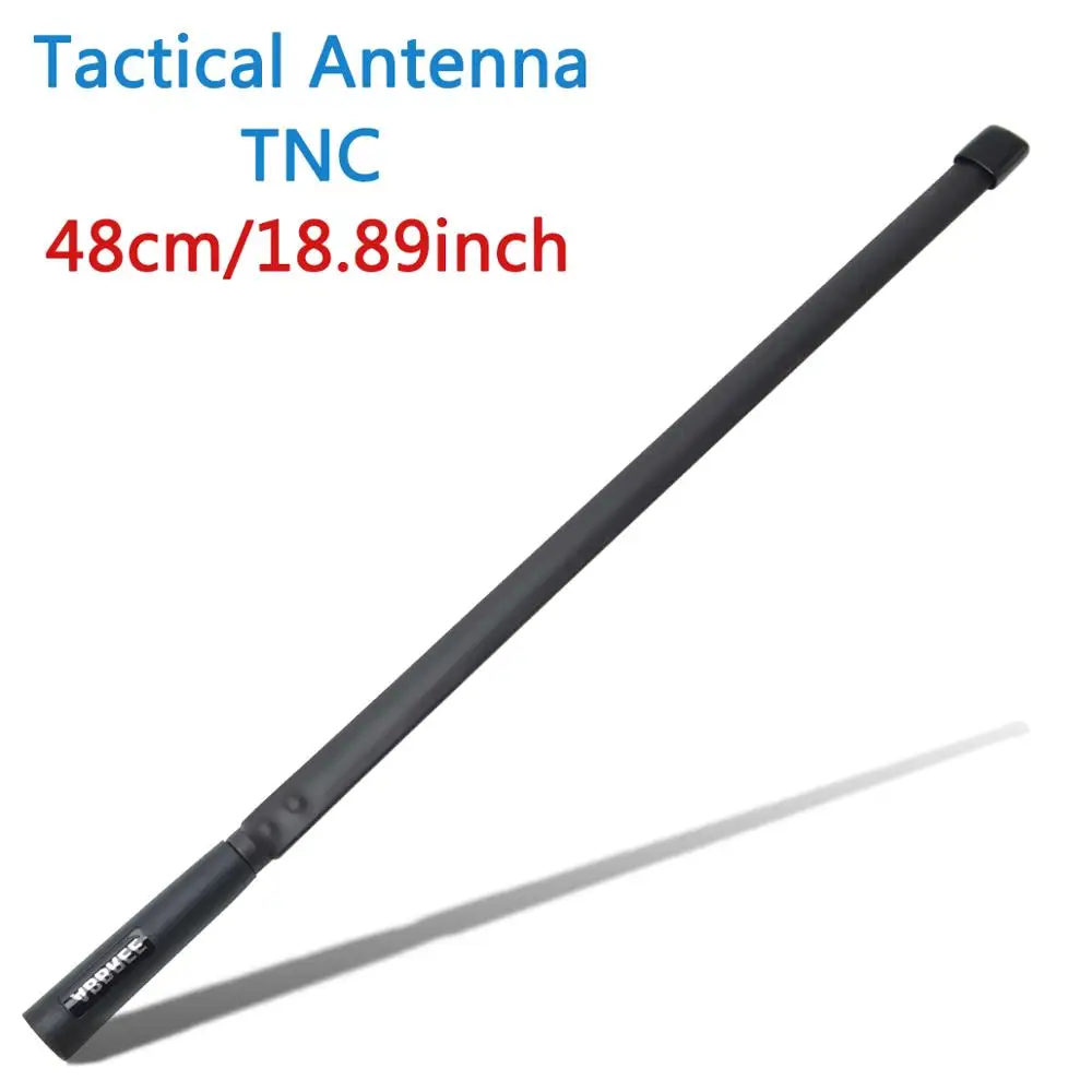 ABBREE TNC разъем VHF UHF Двухдиапазонная Складная тактическая антенна для Kenwood TK 378 Harris