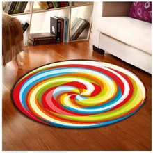 Леденец на палочке Вихрь круглый коврик 60/80/100/120/160 см alfombras Dormitorio ковер deurmat Dier ковриков для вращающегося кресла коврики ковер кровать