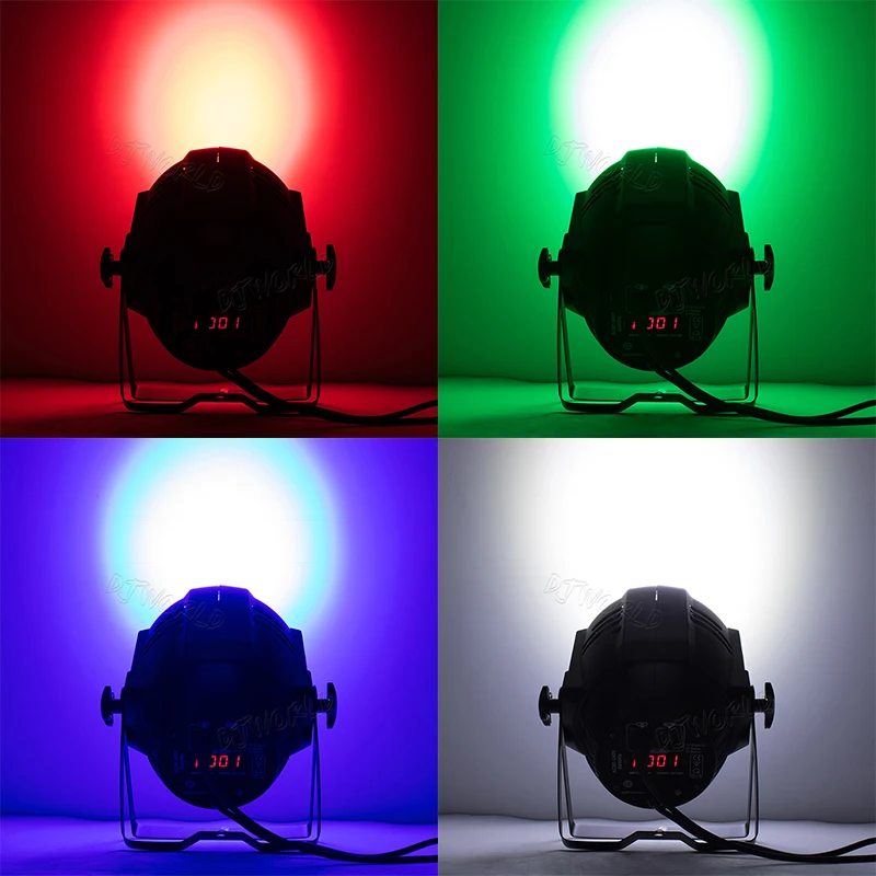 Светодиодный прожектор из алюминиевого сплава 54x9 Вт RGB 3в1 DMX512 проектор для атмосферного диско DJ музыка вечерние клубный танцпол