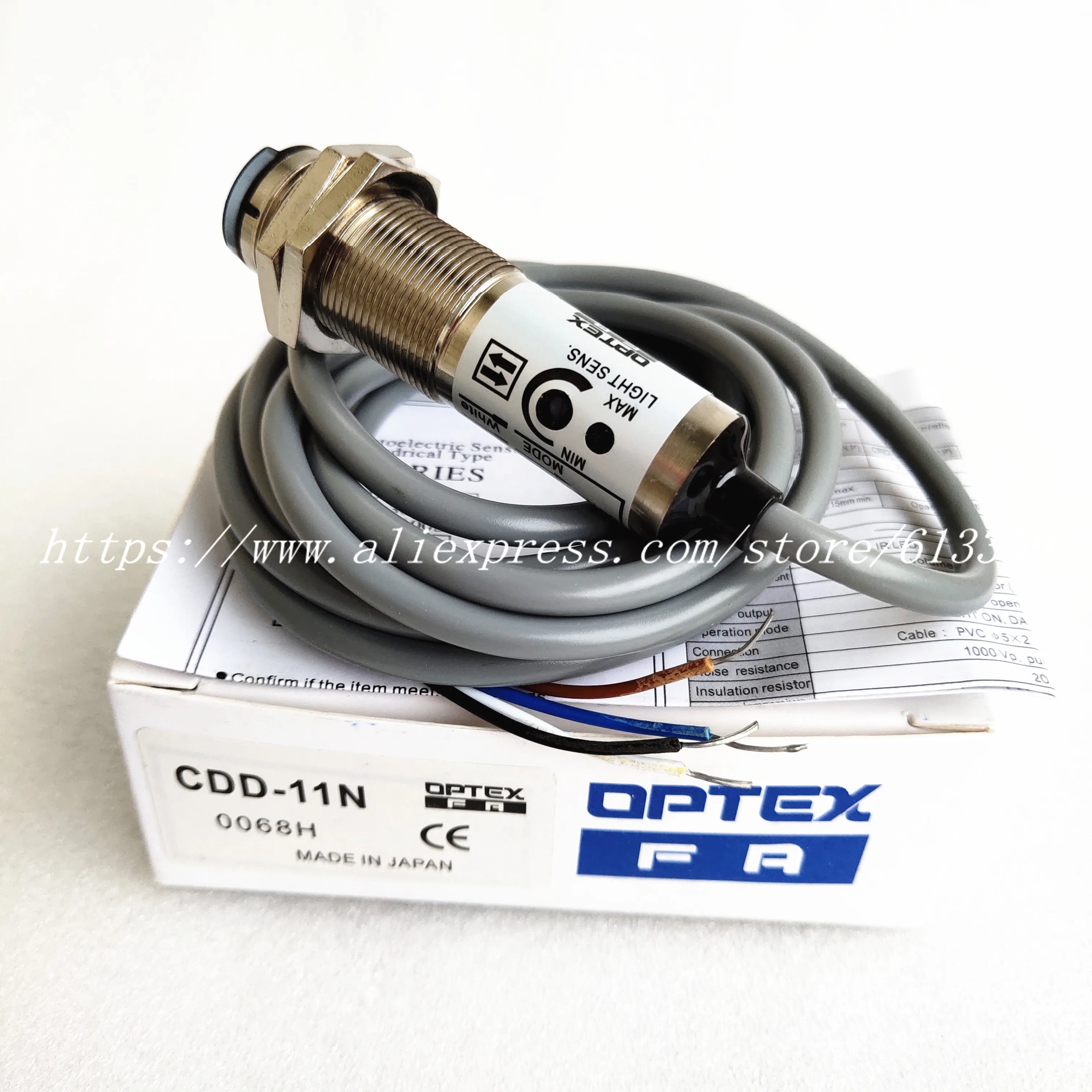Details about   1pcs new OPTEX CDD-11N-3 photoelectric switch