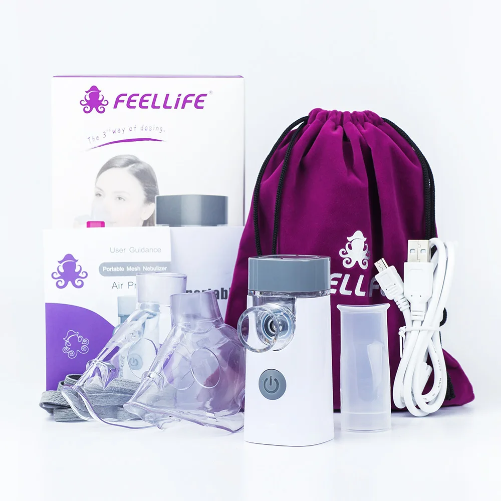 

Yongrow Portable Mesh Nebulizer for Children Adult Rechargeable Nebulizador Inalador Portatil USB Medical Equipment Nebulizador
