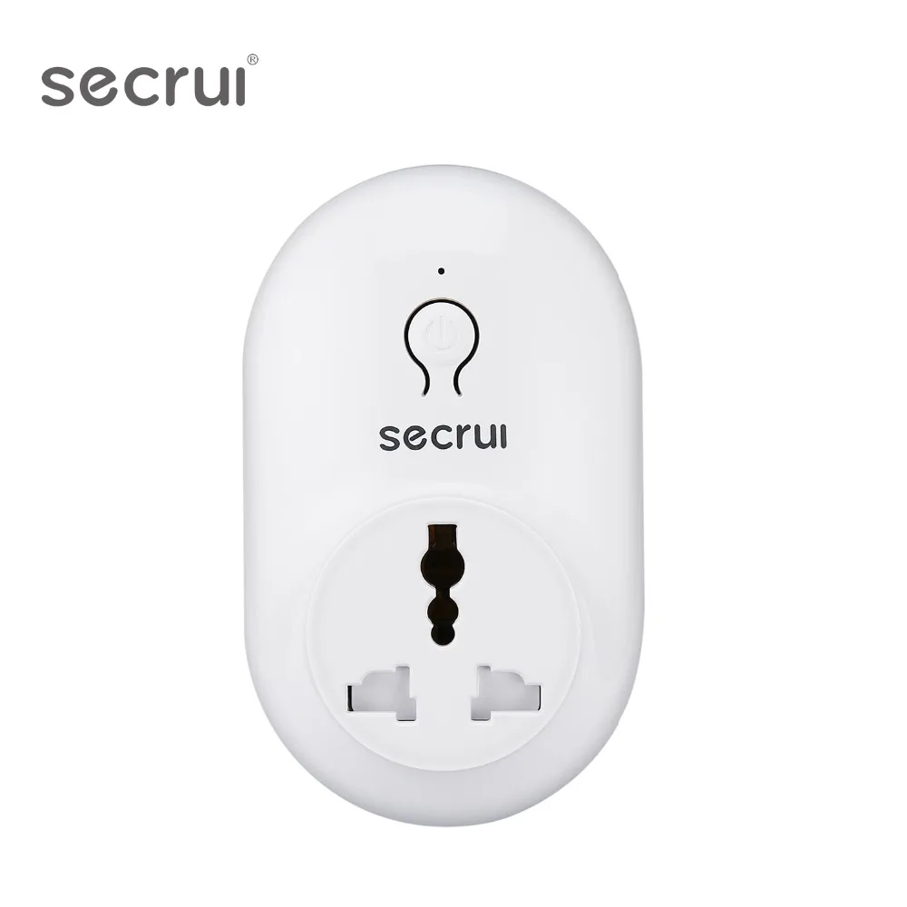 

AC100-240VWireless Standard Power Socket Smart Switch Travel Plug Socket Work With SECRUI Security Burglar Alarm System