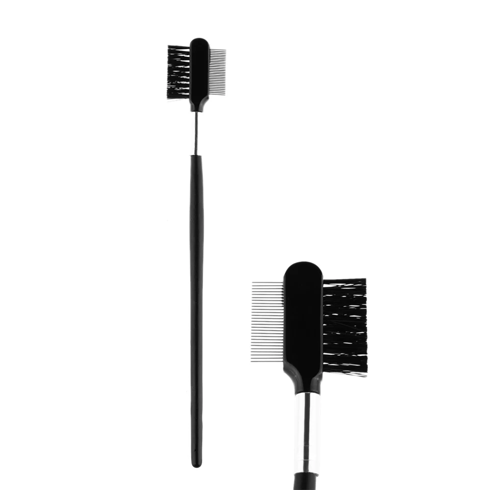 

1PC Professional Eyelashes Extension Eyebrow Metal Dual Comb Brush Eye Lashes Beauty Cosmetic Makeup Tools