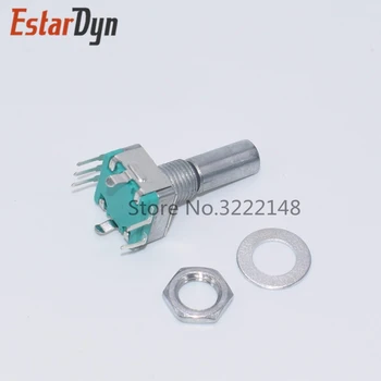 

20 pcs Rotary encoder,code switch/EC11/ audio digital potentiometer,with switch,5Pin, handle length 20mm