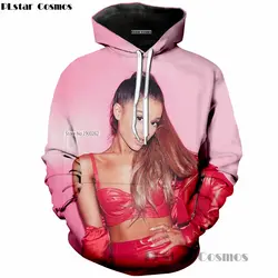 PLstar Cosmos Harajuku Толстовка женская Moletom Ariana Grande печать 3D толстовки Femme o-образным вырезом характер sudaderas mujer пуловер