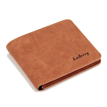

Baellerry PU Leather Men's Short Wallet Money Bag Credit Card Holders Dollar Bill mini Wallet Clutch Purse Small Purses for Men