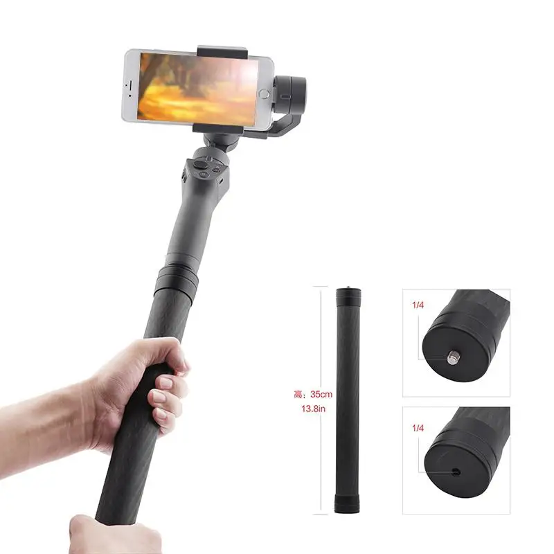 

Yiwa Carbon Fiber Extend Rod Pole Stick for Dji Ronin S Crane V2 2 Plus Feiyu G6 G5 AK4000 Moza Air 2 Telescopic Handheld Bar