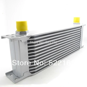 

ESPEEDER 13 ROW AN10 Universal Aluminum Engine Transmission Racing Oil Cooler High Quality Radiator Silver