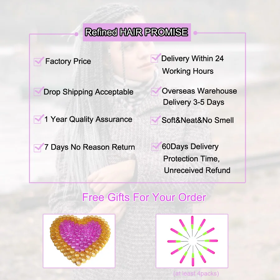 Refined Faux Locs Curly Crochet Hair 18Inch 24Strands Ombre Hair Braiding Synthetic Crochet Braids Faux Dreads