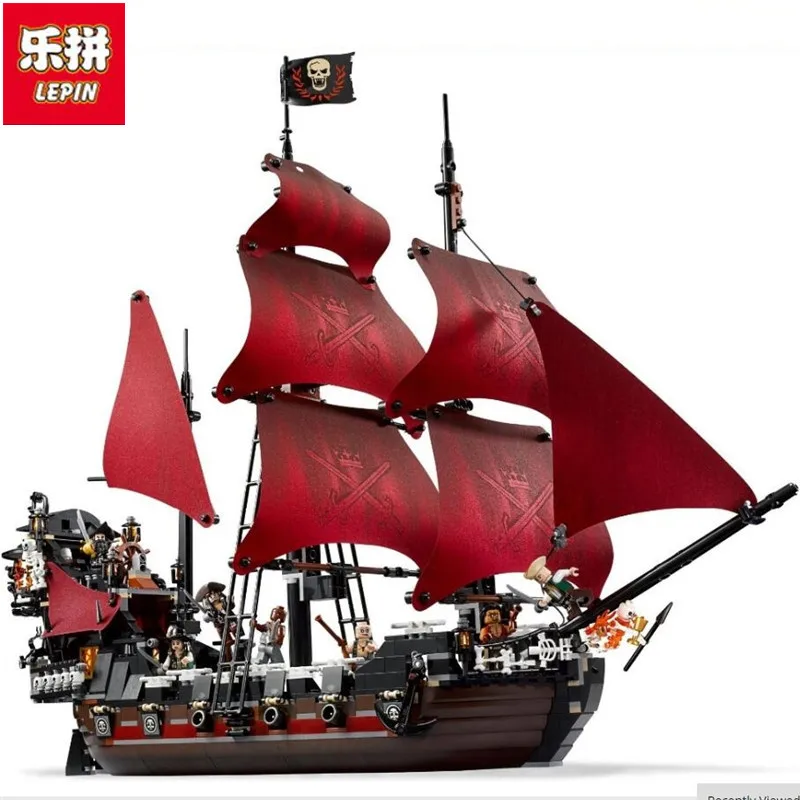 

LEPIN 16009 1151pcs Queen Anne's revenge Pirates of the Caribbean Building Blocks Set Bricks Compatible Legoingly
