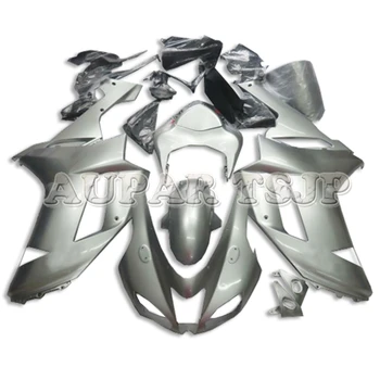 

All Silver Body Kits for Kawasaki ZX-6R 2007 2008 636 07 08 Outer Covering ABS Plastic Injection Motorcycle ZX-6R 07 08 Hulls