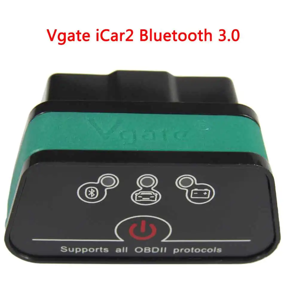 Vgate iCar elm327 Bluetooth OBD2 автомобильный диагностический инструмент iCar2/iCar3/iCar Pro Elm 327 Bluetooth 3,0/4,0 OBD сканер для Android/iOS - Цвет: Vgate iCar2 3.0