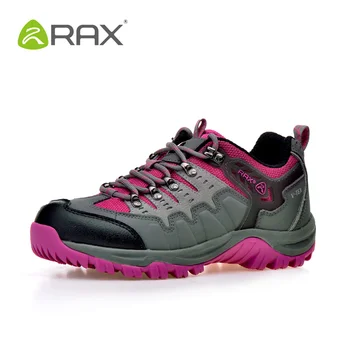 

RAX Women Waterproof Leather Hiking Shoes Women Walking Trekking Mountaineering Hunting Shoes Non Slip Outdoor Sports Sneakers