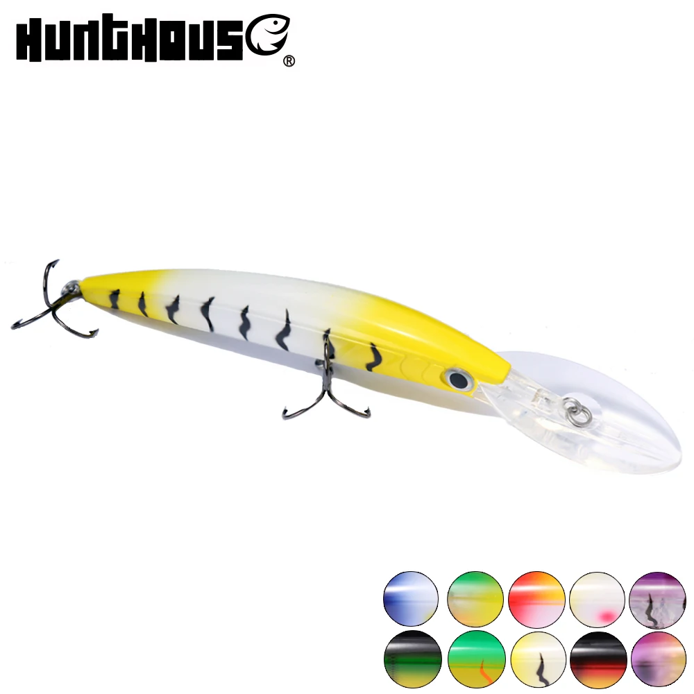 

Hunthouse fishing wobber crystal minnow bass fishing minnow swimbait floating predator Japan pike