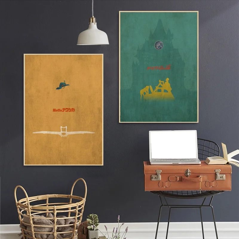 

Nausica of the Valley of the Wind The Wind Rises Whisper of the Heart Canvas Poster Wall Pictures for Living Room No Frame