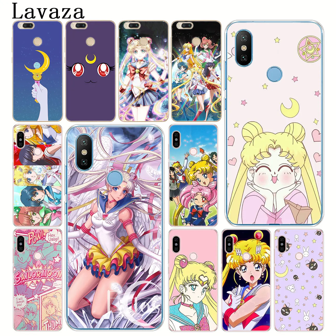 

Lavaza Anime Sailor moon cute Hard Phone Case for Xiaomi Redmi k20 7A 6A 4A Note 7 5 6 Pro 4 4X Plus Cover