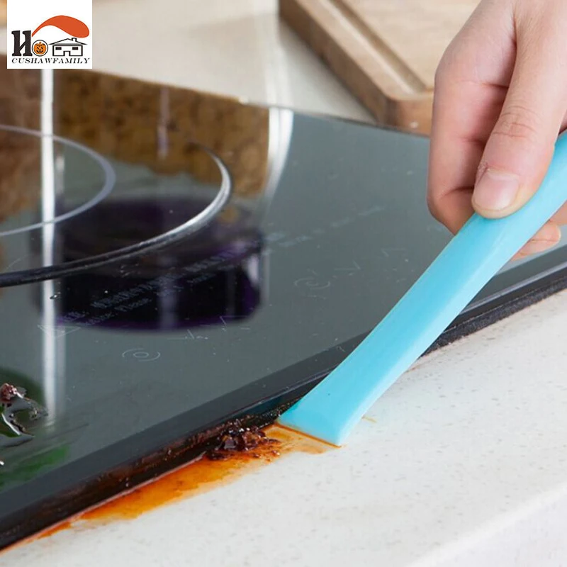 Multifunction Practical Kitchen cooking Gas Stove Table Decontamination cleaning blade can opener Double End Spatula Scraper