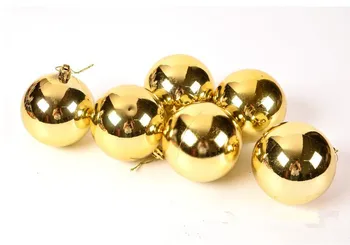 

6pcs/1Set 10cm Big Christmas Baubles Ornament Ball Party Home Garden Decor C173