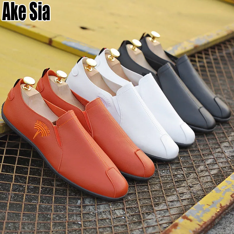 Ake Sia TOP Hombre/мужские модные повседневные кожаные лоферы Zapatos комфортные Мокасины