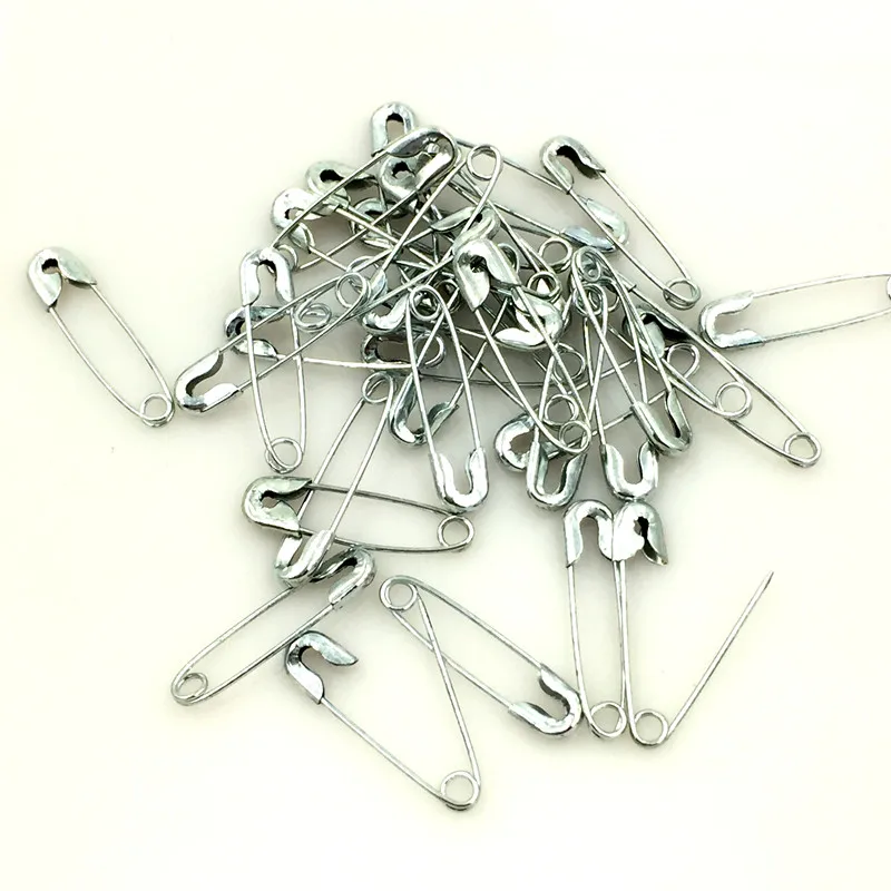 

1500Pcs Silver Tone Classic Alloy Safety Pins Brooches Bag Ornaments DIY Findings 19mm