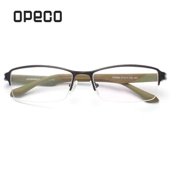 

Opeco Designer Men's Pure Titanium Eyewear Business Glasses Frame Half Rim male Myopia Optical Prescription Eyeglasses #0004