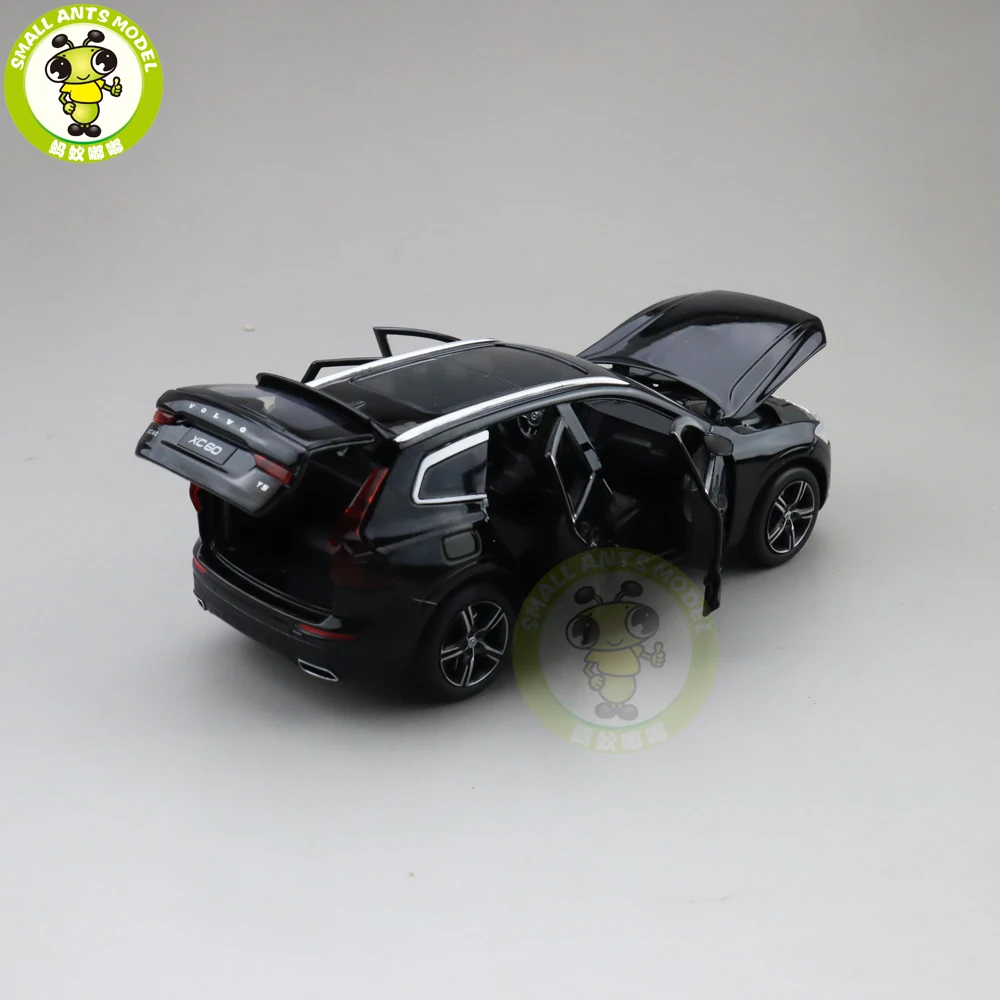 1/32 JACKIEKIM все новые Volvo XC60 литая модель автомобиля игрушка джип для детей Подарки для мальчиков девочек звуковое освещение Вытяните назад