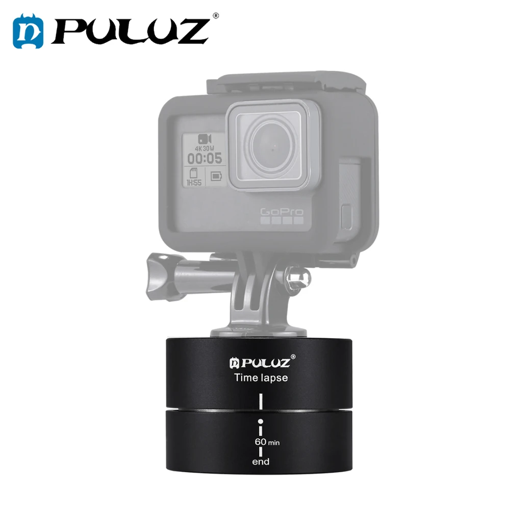 PULUZ Camra Time lapse 360 Панорамное вращение панорамы 60 минут стабилизатор штатива