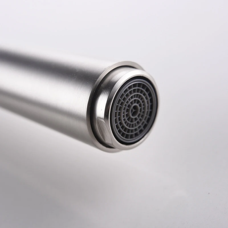 Brass Pull Out Kitchen Faucet Bathroom Mixer Sink Faucet Hot Cold Valve Water Taps Faucets Brushed Finished With Water Pipe Tap Brass Pull Out Kitchen Faucet Bathroom Mixer Sink Faucet Hot Cold Valve Water Taps Faucets Brushed Finished With Water Pipe Tap