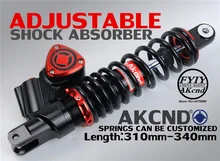 AKCND Universal 310mm-340mm/ /12.5» Motorcycle shock absorber Rear shock absorber For YAMAHA AEROX NMAX NVX 155 PCX150 XMAX300