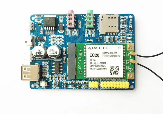 Плата разработки Quectel EC20 4G модуль сетевой путь интерфейс PCIE 7 демонстрационная