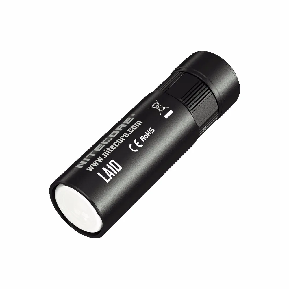 NITECORE LA10 135 лм мини EDC Nichia CREE светодиодный фонарик S3 1 аккумулятор АА для снаряжение