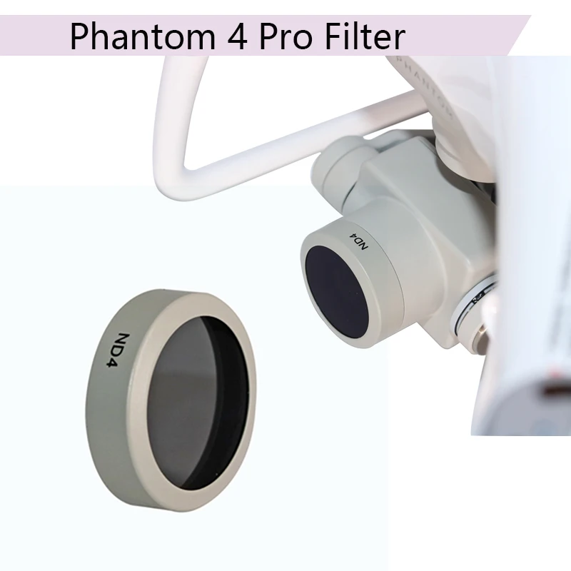 Фильтр нейтральной плотности ND4 фильтр для объектива камеры DJI Phantom 4 Pro 4A Advanced Drone HD