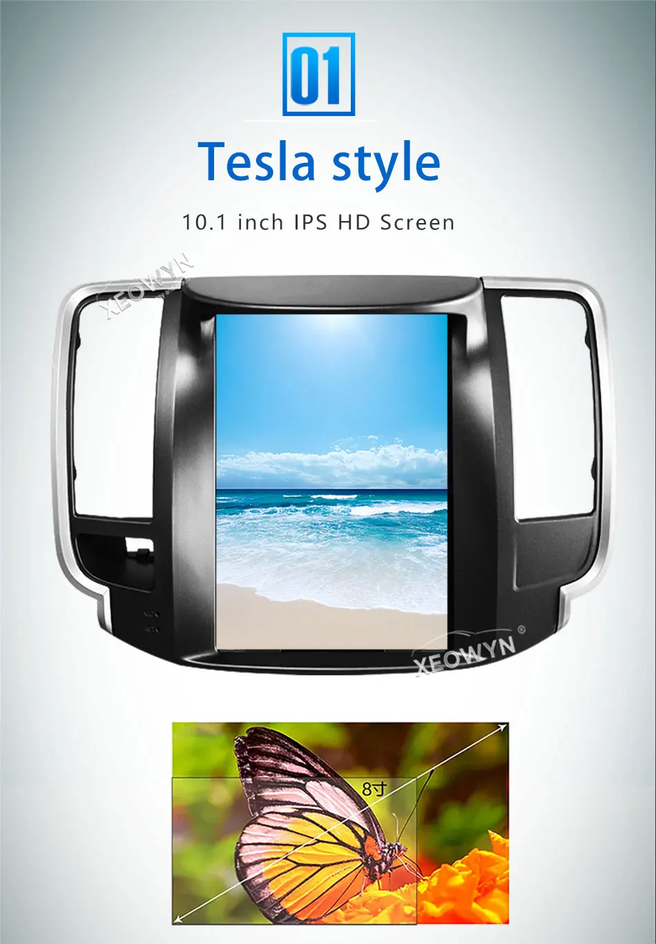 Top Vertical screen Quad core RAM2GB 10.1 inch Car GPS Navigation for Nissan teana J32 2008-2012 wifi internet bluetooth rear camera 4