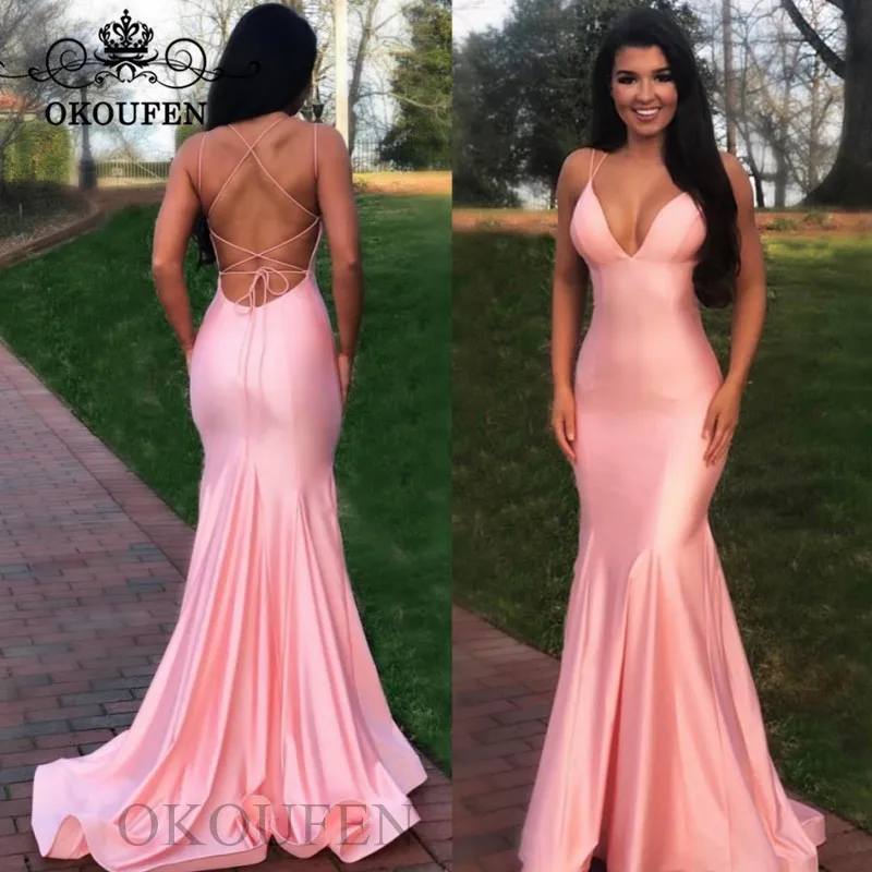 Sexy Criss Cross Strap Mermaid Long 