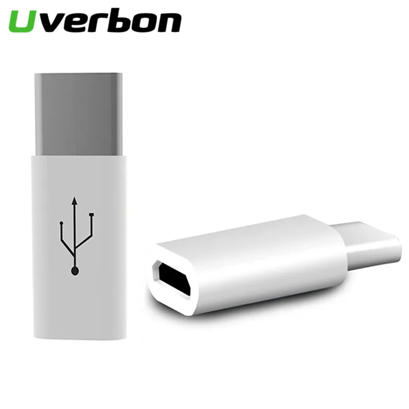 

Uverbon Type C Male to Micro USB Female Converter Data Sync USB-C Adapter for Xiaomi 6 4S OnePlus Two Nexus 5X 6P Letv 2 2pro