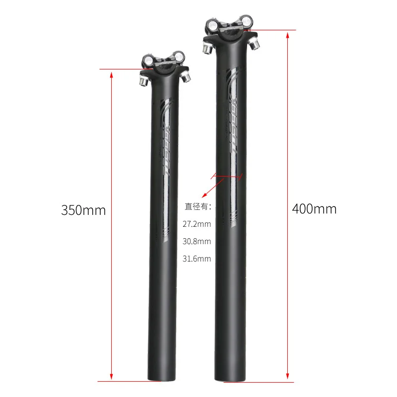 

Authentic 3K Matte Carbon Fiber Bicycle Straight Seatpost Superlight MTB Road Bike Seat Post Bicycle Parts 27.2/30.8/31.6*350/40