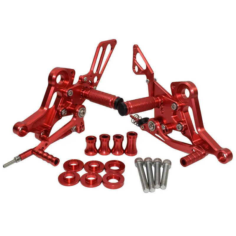 Waase Мотоцикл Регулируемый Rider Rearsets Rearset подножка подножки для Ducati Monster S2R S4R S4RS - Цвет: Red