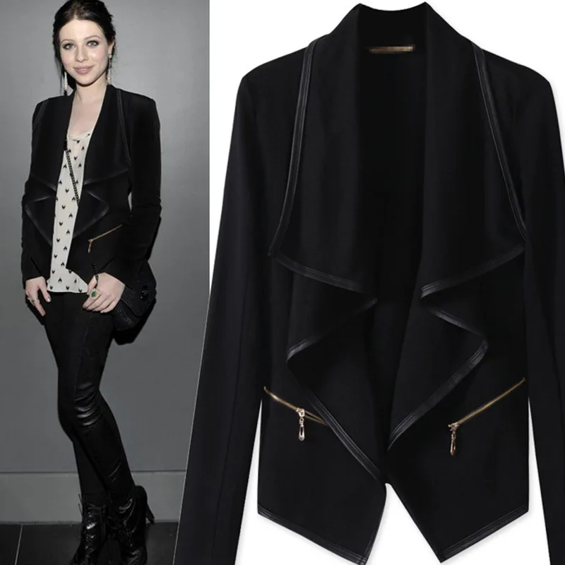 Aliexpress.com: Comprar 2015 otoño moda chaqueta negra